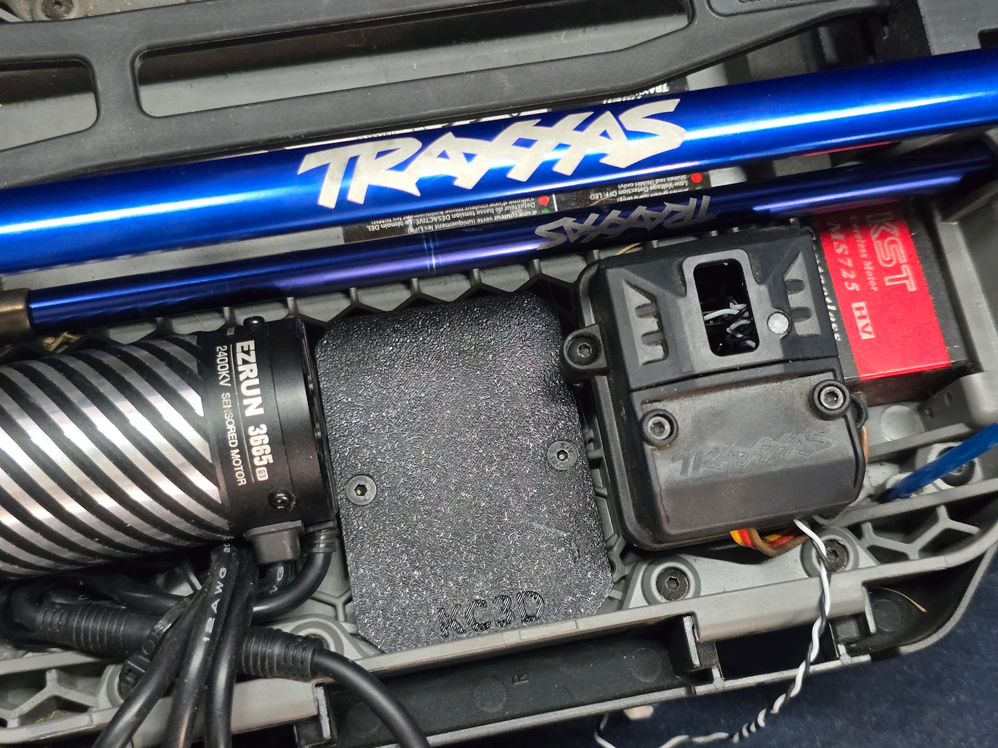 Flat ESC Mounting Plate for Traxxas Slash/Rally