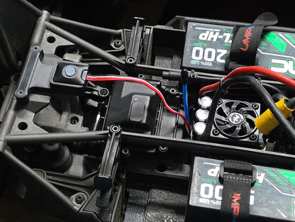Power Button Mount for HobbyWing MAX6G2 and Traxxas X-Maxx/XRT