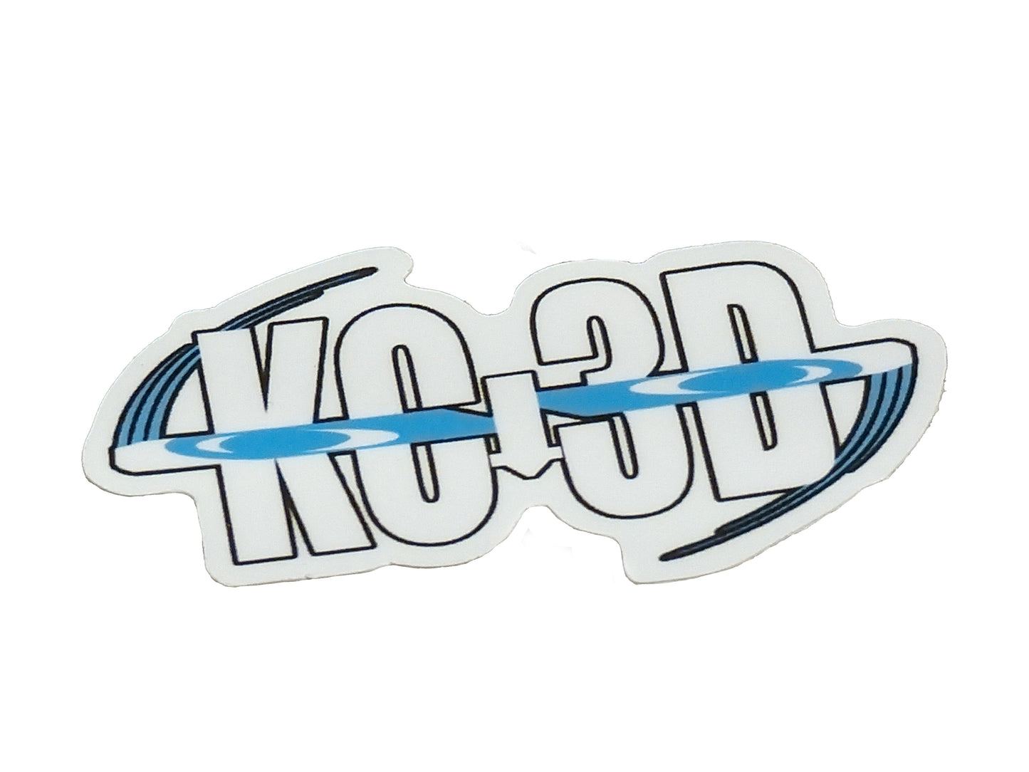 KC3D Die-Cut Vinyl Sticker