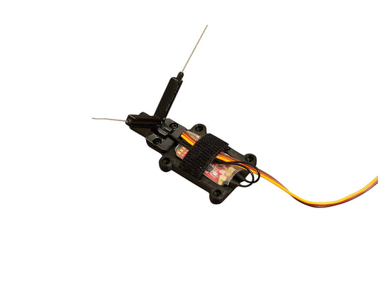 FrSky TW MX Receiver Mount w/ Antenna Guides