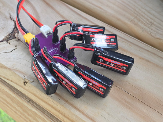 OMPHOBBY M1 V3 PRO GY15 Parallel 2s LiPo Charging Board (PREORDER)